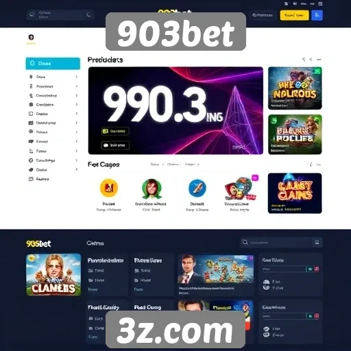 Análise da interface do usuário do site 903bet